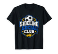 Sideline Social Club Soccer Team T-Shirt - Unique Graphic for Adults