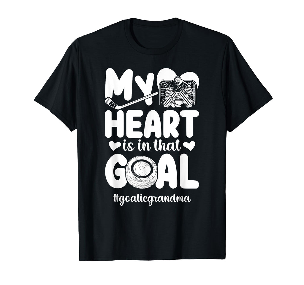 Proud Ice Hockey Goalie Grandma T-Shirt - Fun Novelty Design for Adults