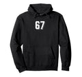 Number 67 80S 90S Soccer Team Jersey Hoodie - Graphic Print Men Women