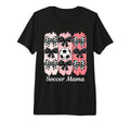 Soccer Mama Coquette Bow Soccer Mom T-Shirt - Graphic Print for Adults