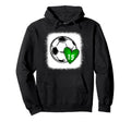 Womens Custom Soccer Mom Number 15 Heart Hoodie - Streetwear Style Unisex