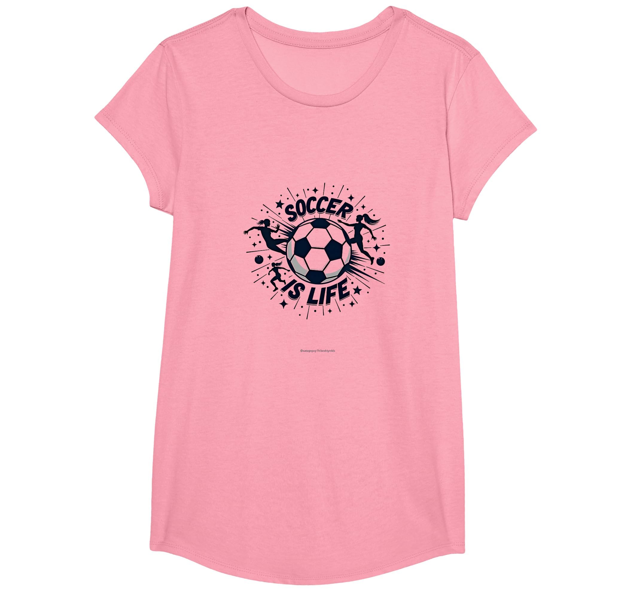 Soccer Is Life Passionate Player Spirit T-Shirt - Minimalist Print Unisex