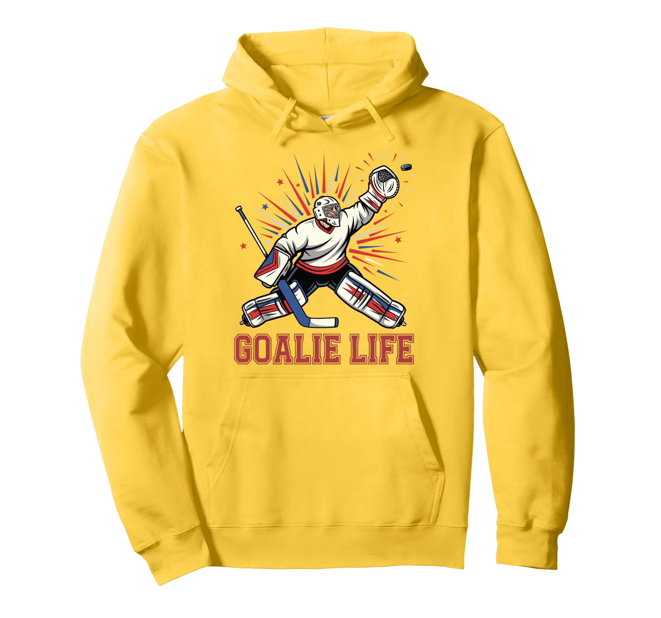 Goalie Life Ice Hockey Goalie Funny Hoodie - Aesthetic Graphic Men Women