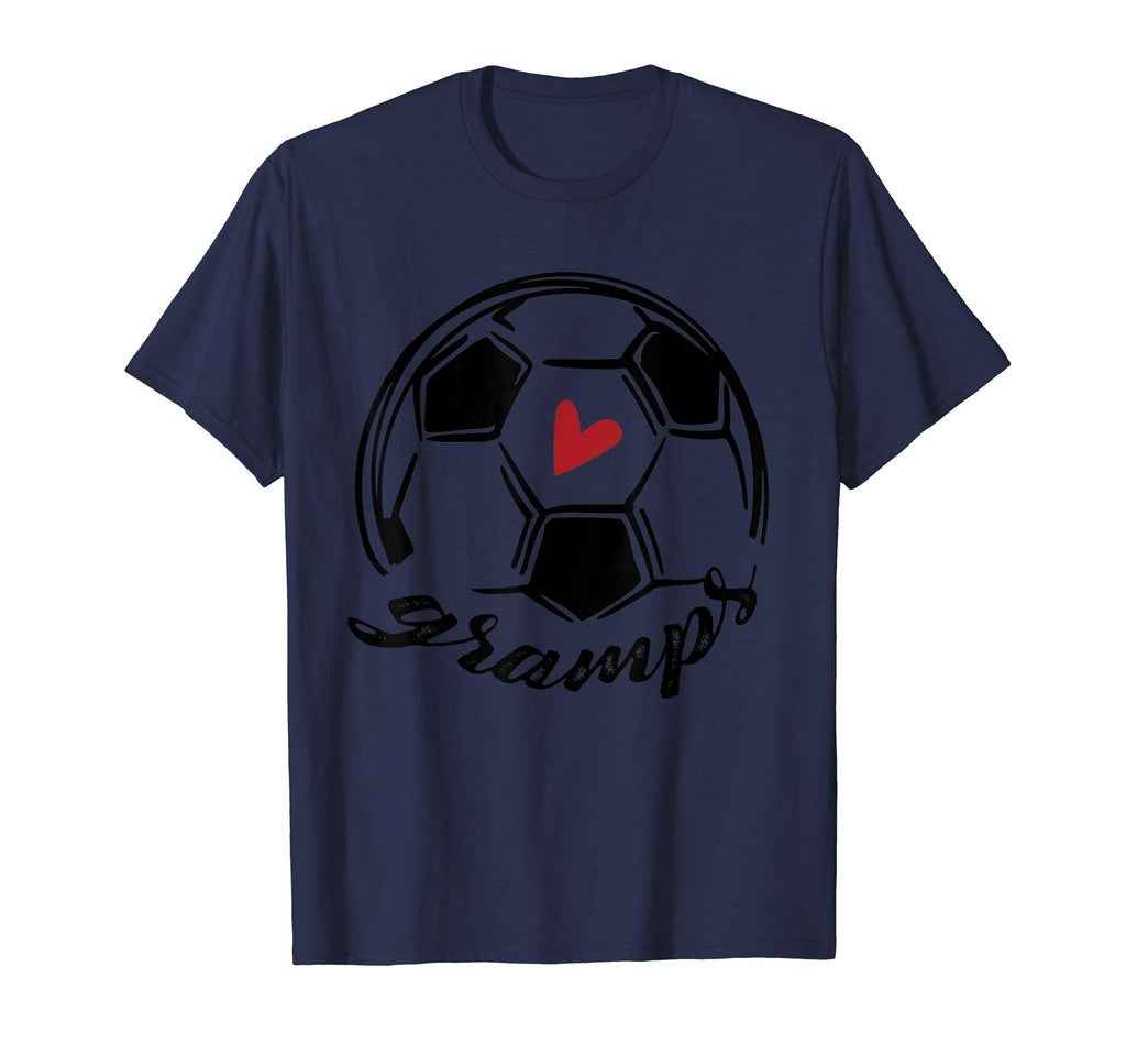 Soccer Gramps Funny Soccer Fathers Day T-Shirt - Custom Art Print Unisex