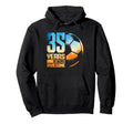 35Th Birthday Soccer Player Football 35 Hoodie - Trendy Graphic for Adults