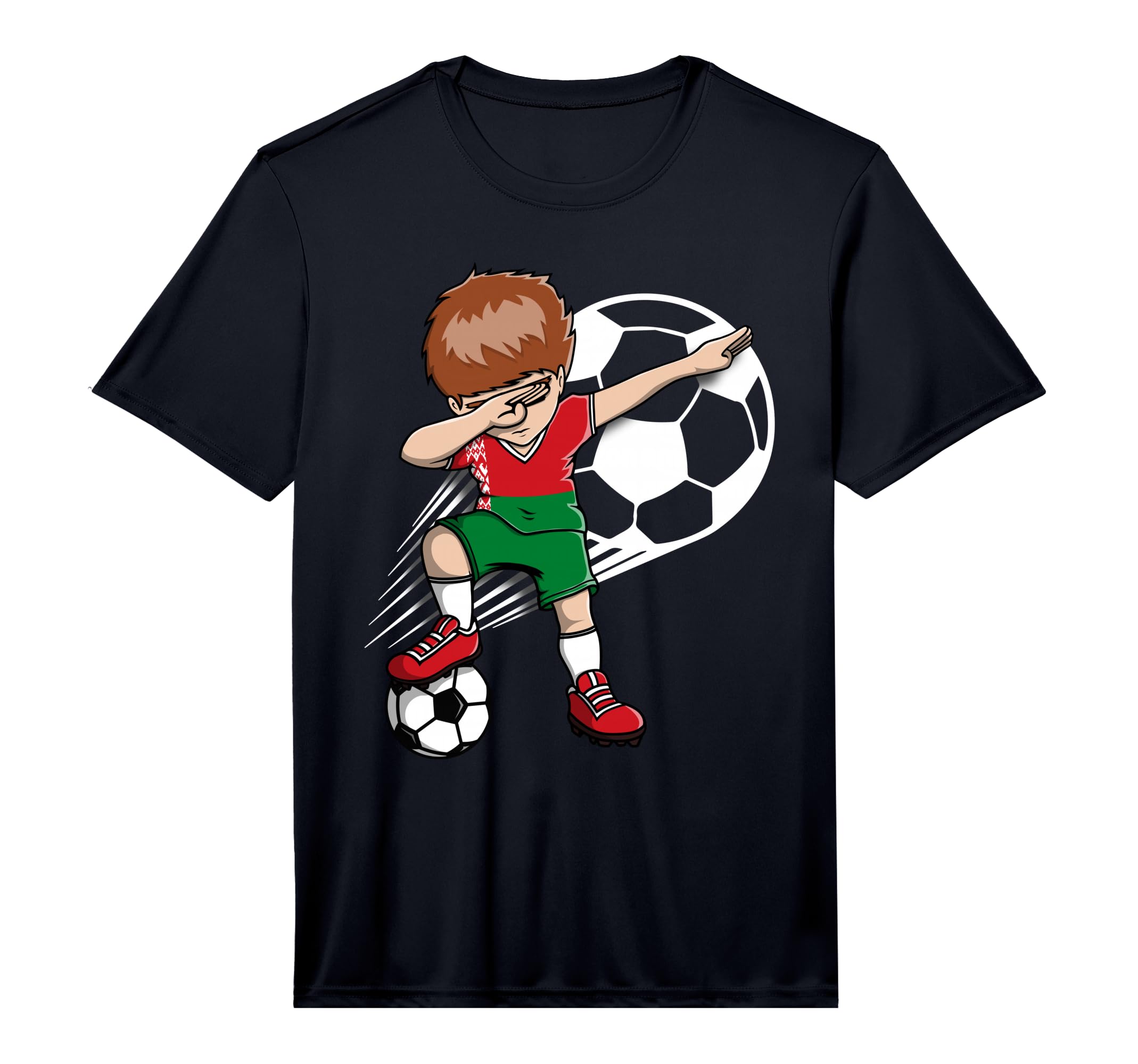Dabbing Soccer Belarus Jersey T-Shirt - Minimalist Print Men Women