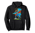 Dr Congo Soccer Dab Flag Football Hoodie - Graphic Print Unisex