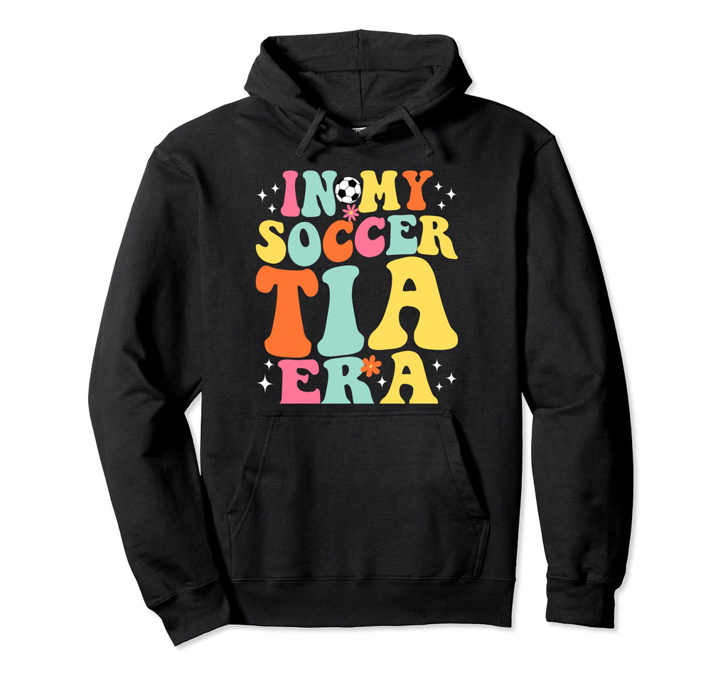 My Soccer Tia Era Game Day Groovy Hoodie - Graphic Print for Adults