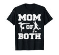 Mom Both Funny Soccer Gymnastics Mom T-Shirt - Minimalist Print Unisex