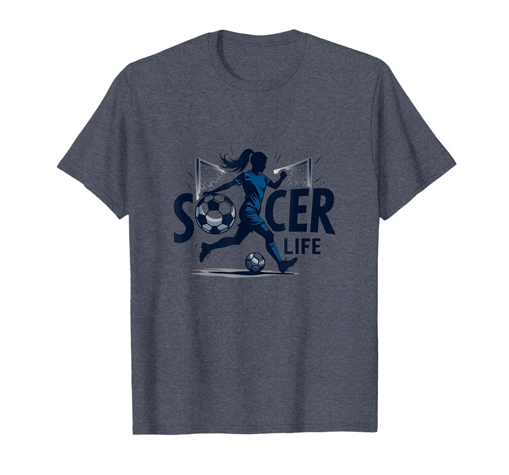 Soccer Is Life Womens Passion T-Shirt - Novelty Apparel Men Women