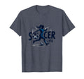 Soccer Is Life Womens Passion Beautiful T-Shirt - Novelty Apparel Unisex