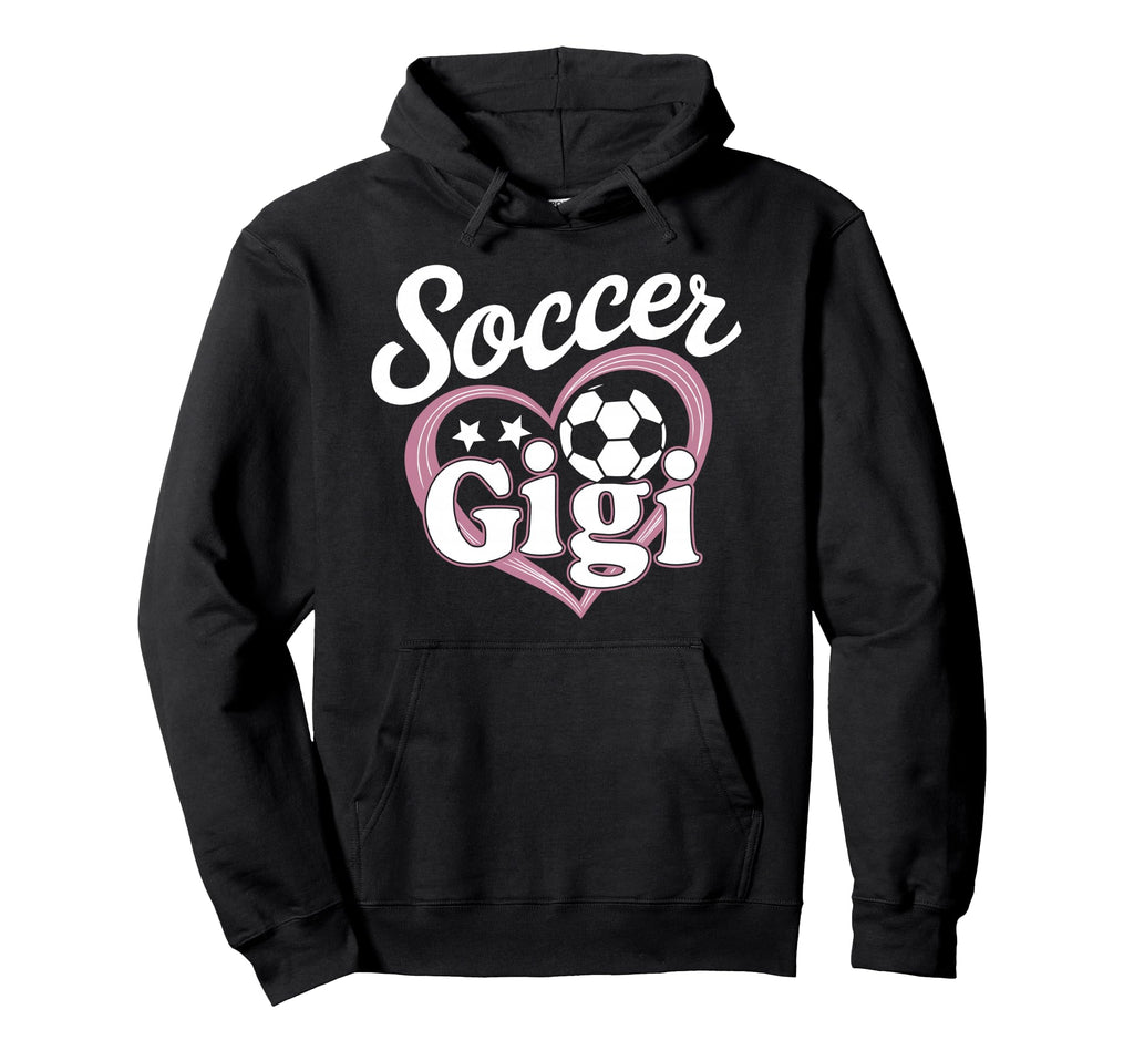 Soccer Gigi Grandma Heart Football Player Hoodie - Streetwear Style Unisex