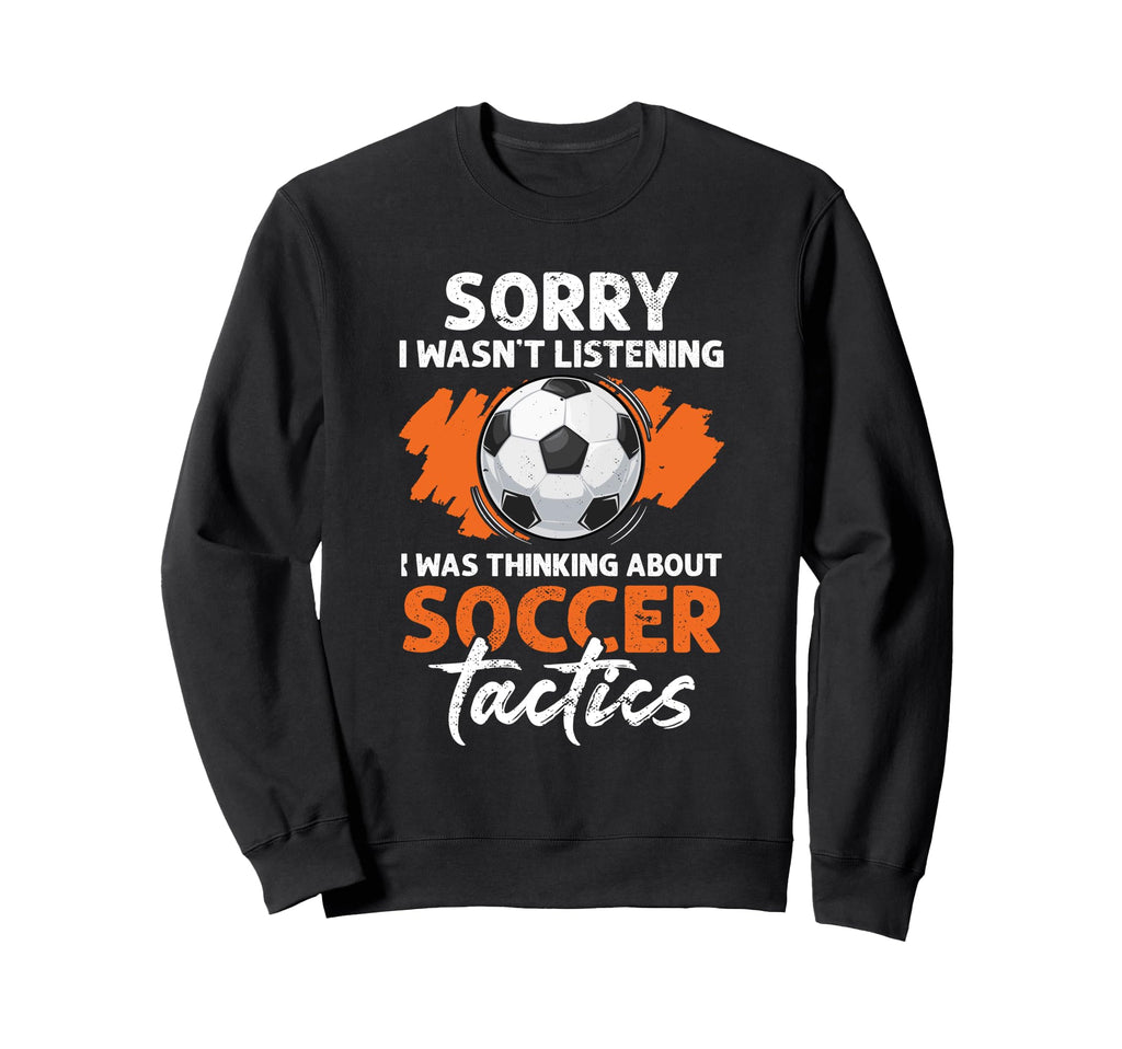 Coaching Soccer Dad Coach Soccer Sweatshirt - Graphic Print for Adults