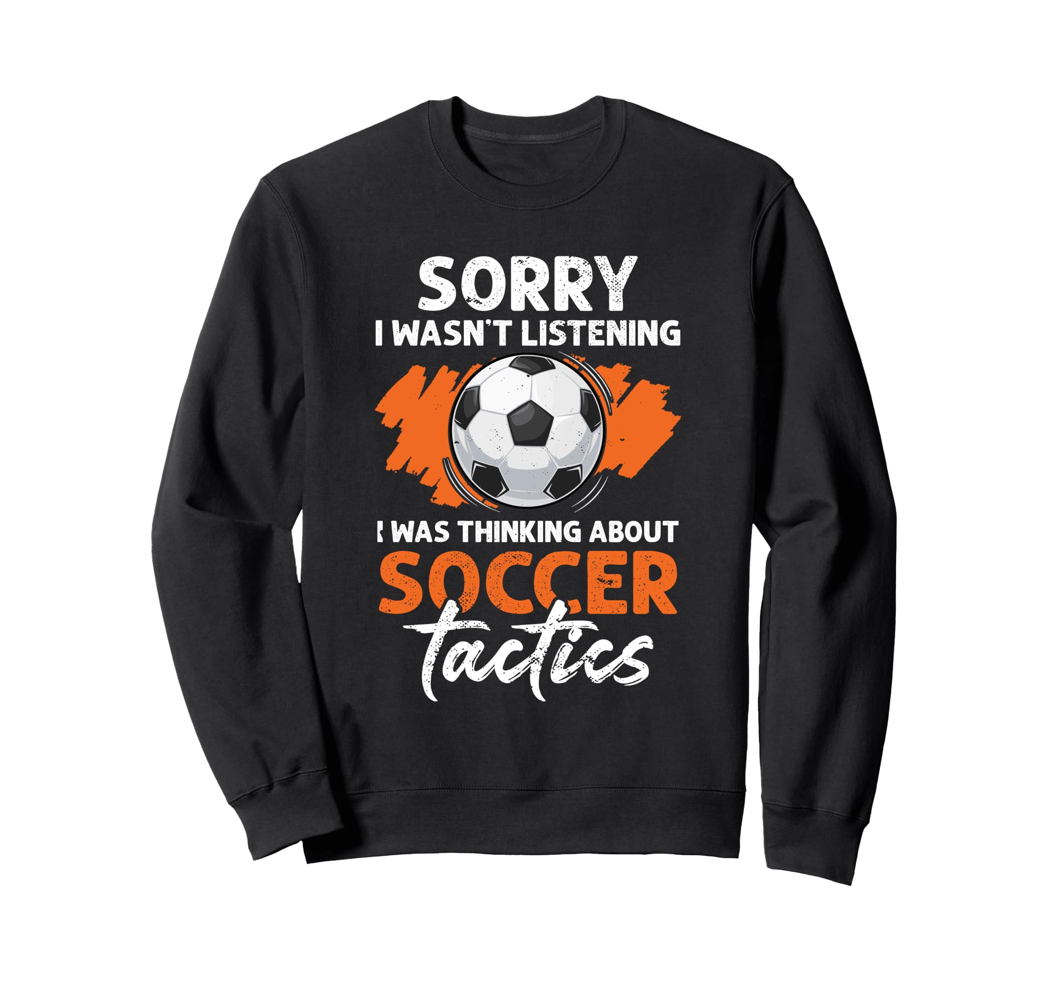 Coaching Soccer Dad Coach Soccer Sweatshirt - Graphic Print for Adults