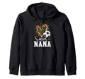 My Favorite Soccer Ball Grandma Leopard Hoodie - Trendy Graphic Unisex