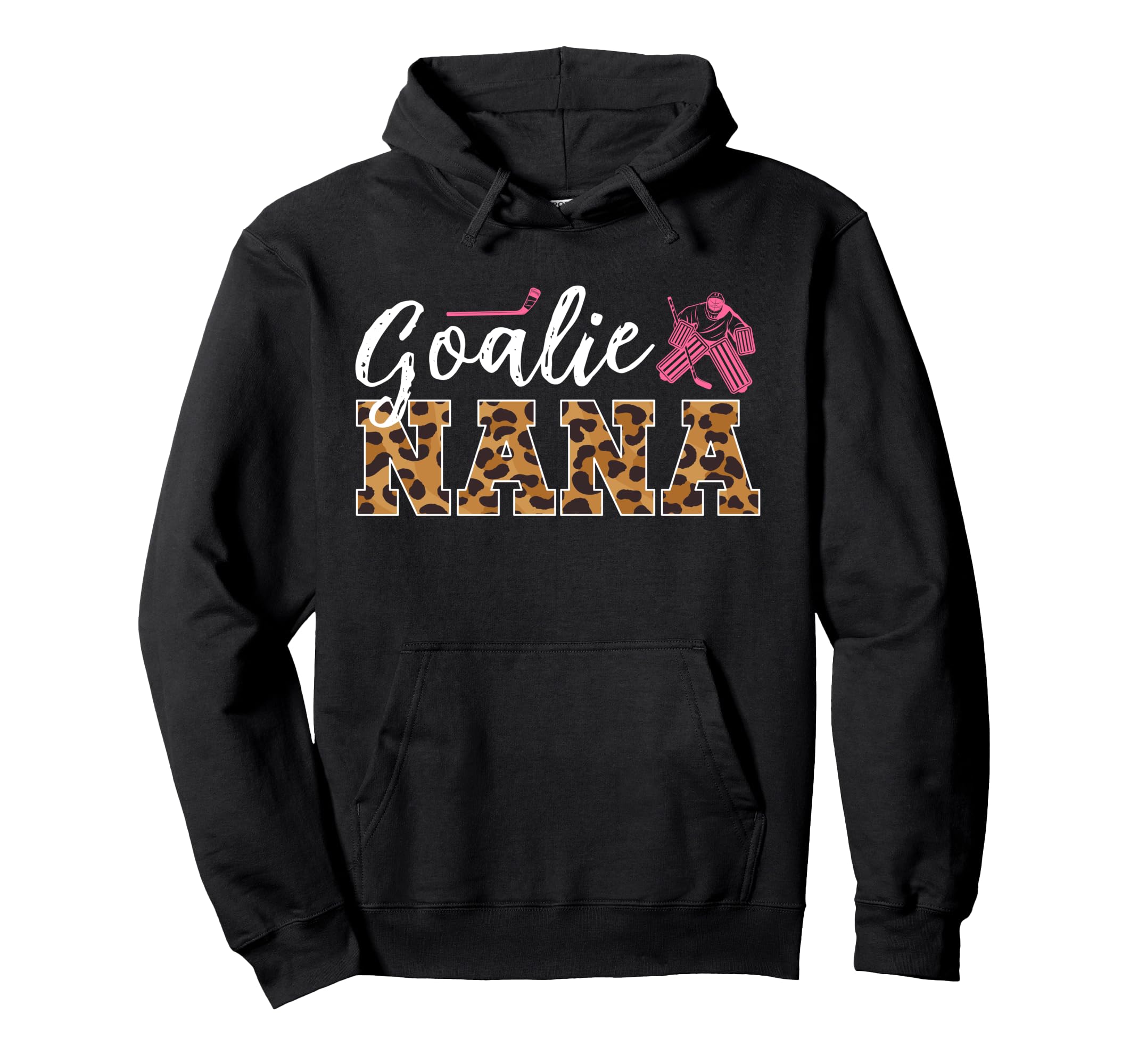 Ice Hockey Goalie Nana Hockey Keeper Hoodie - Custom Art Print Men Women