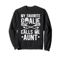 Proud Lacrosse Goalie Aunt Lacrosse Sweatshirt - Unique Graphic Men Women