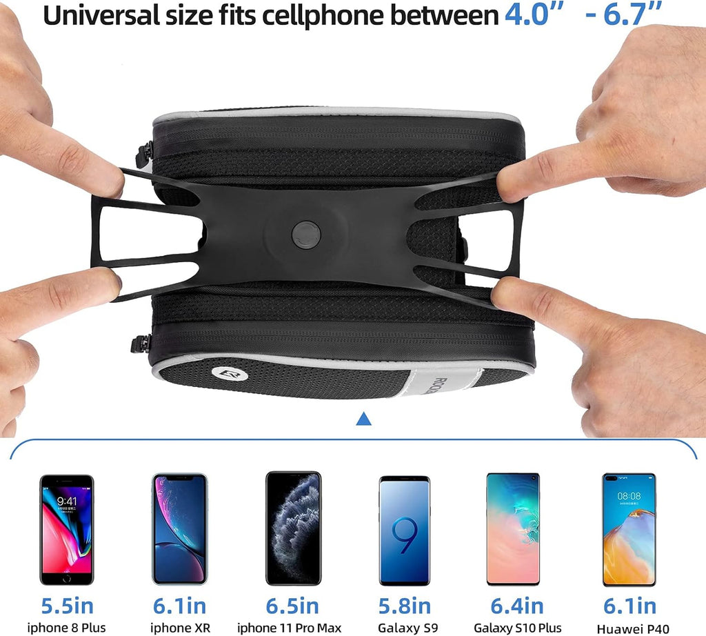 Waterproof Bike Phone Mount Frame Bag