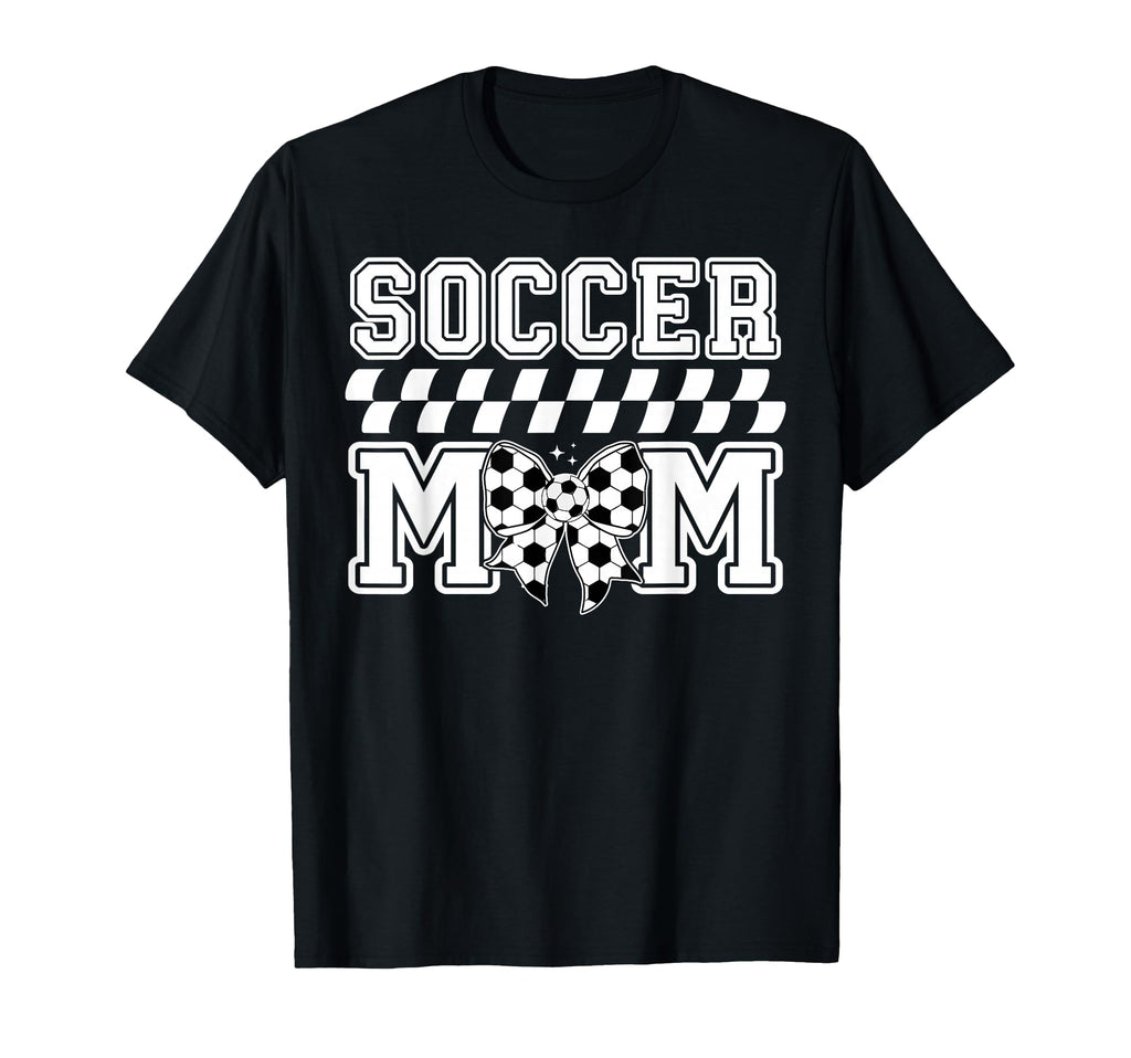 Soccer Mom Soccer Player Mama Coquette T-Shirt - Graphic Print Unisex