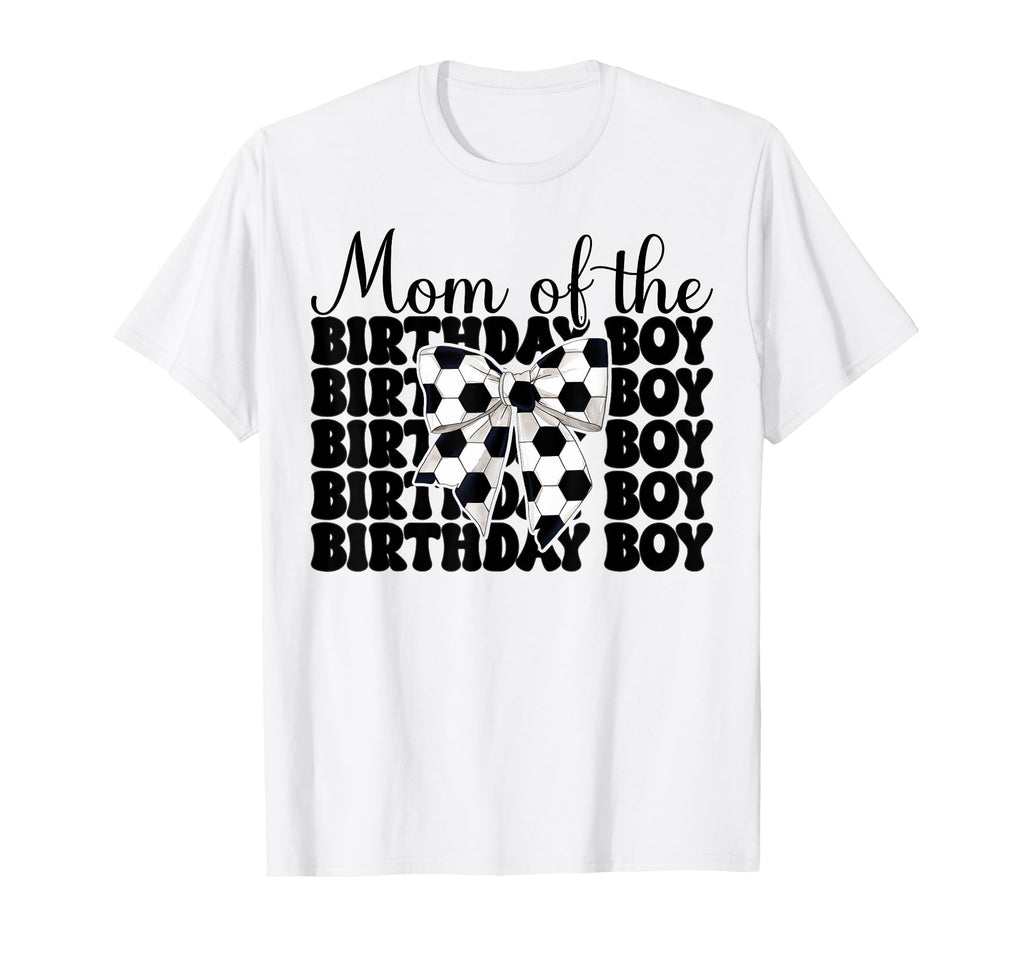 Soccer Mom Mama Coquette Bow Mom T-Shirt - Streetwear Style for Adults