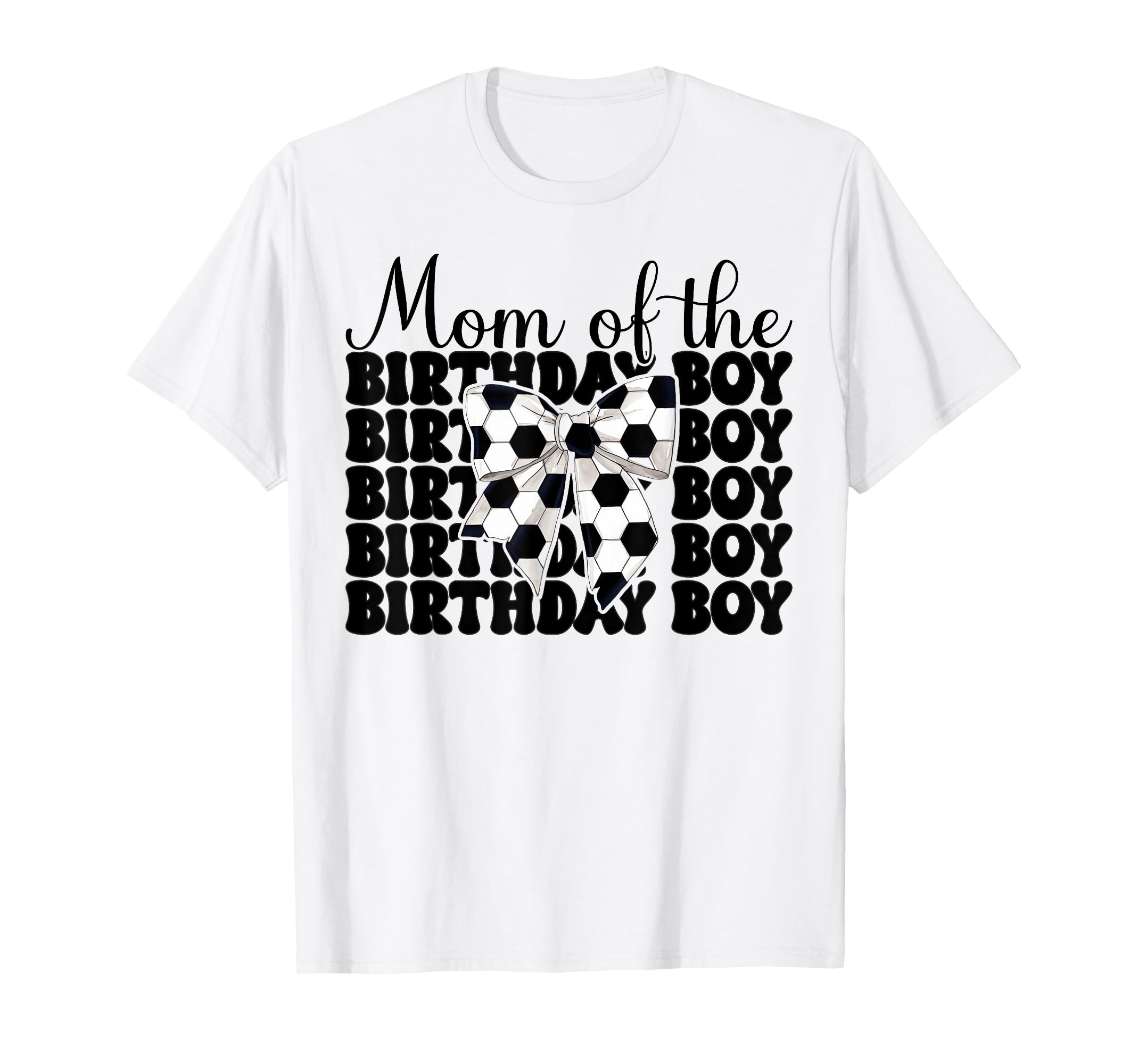 Soccer Mom Mama Coquette Bow Mom T-Shirt - Streetwear Style for Adults