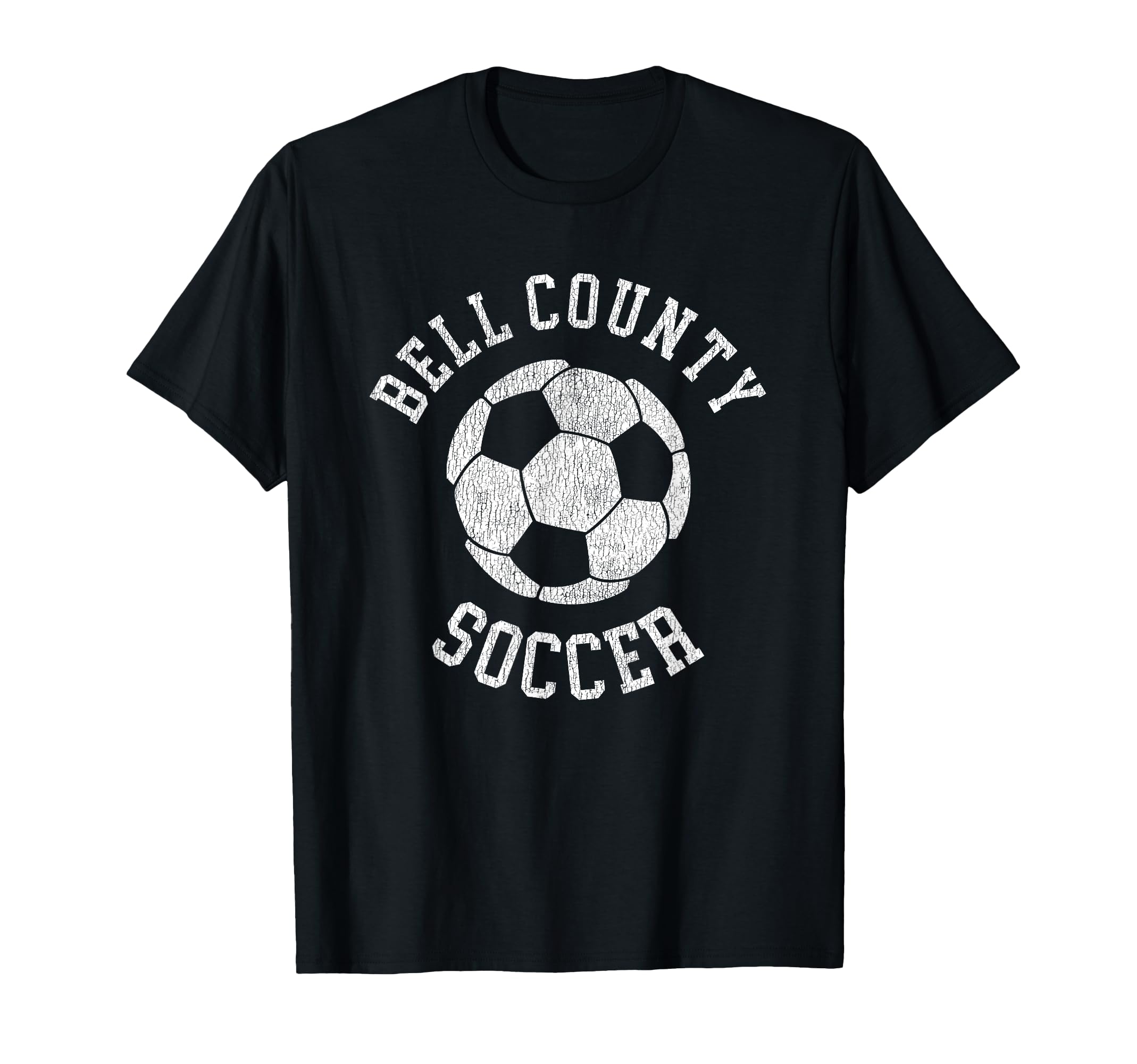 Bell County Soccer Distressed 90S T-Shirt - Streetwear Style Men Women