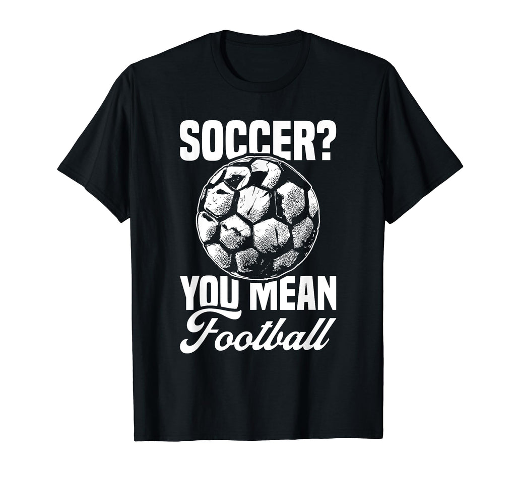 Football Player Soccer Net Soccer T-Shirt - Fun Novelty Design Unisex