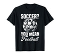 Football Player Soccer Net Soccer T-Shirt - Fun Novelty Design Unisex