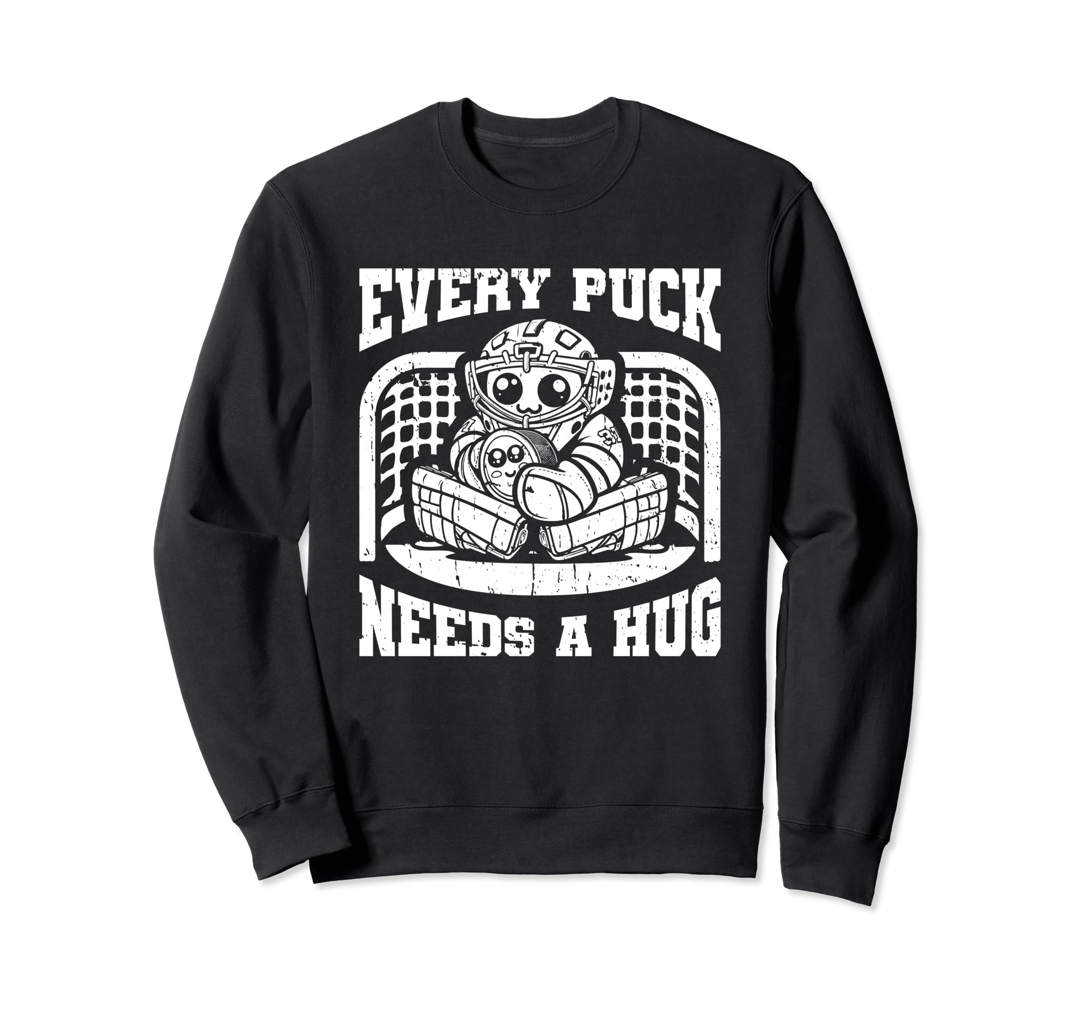 Ice Hockey Goalie Goalkeeper Sweatshirt - Aesthetic Graphic for Adults
