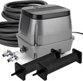 AquaMiracle All-in-1 Koi Pond Aeration Kit Pond Air Pump with Self-Sinking Airline Rubber Air Diffuser, Air Flow Control Pond Aerator for Outdoor Pond 5,000-10,000 Gallons