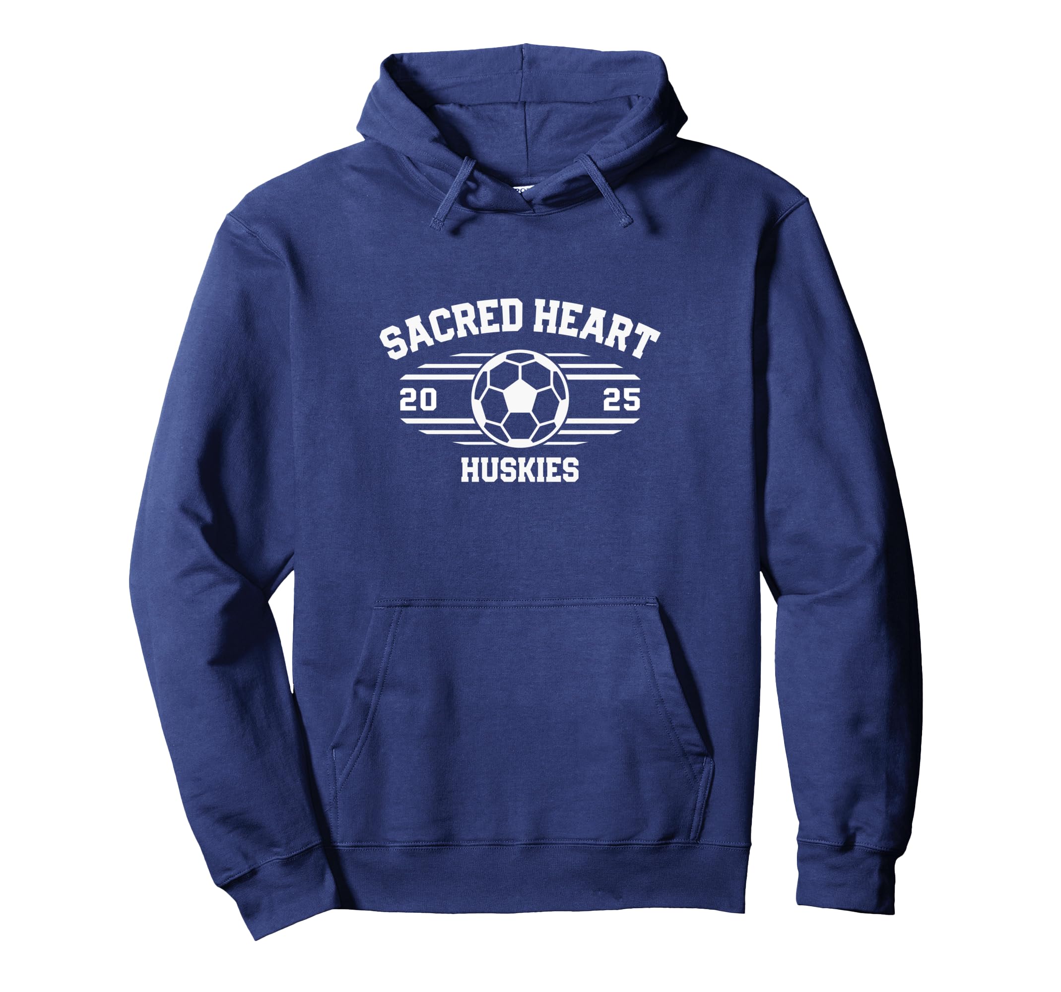 Sacred Heart Huskies Soccer Ball Hoodie - Casual Everyday Wear Men Women