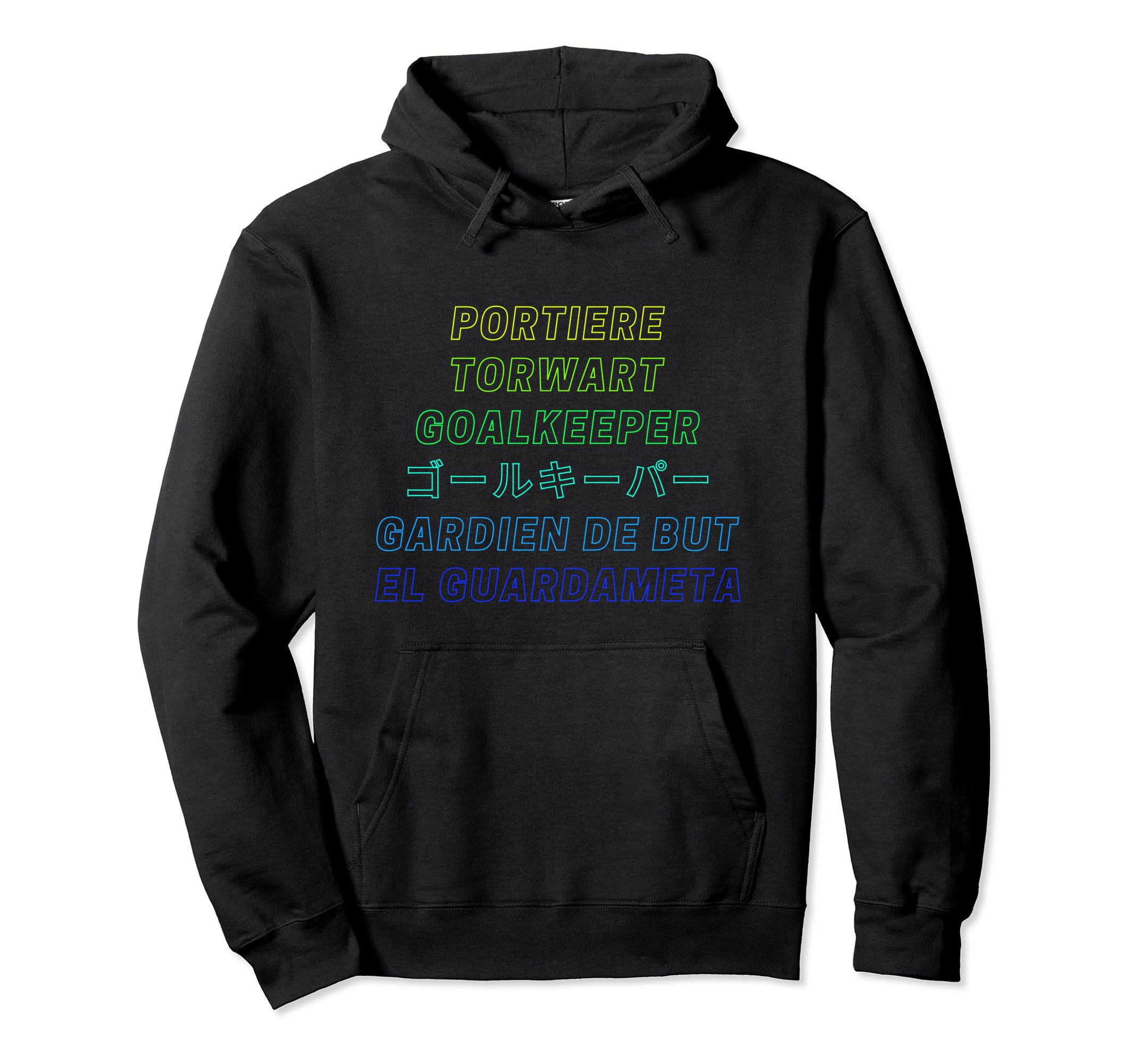 Football And Soccer Goalkeeper Hoodie - Aesthetic Graphic Unisex