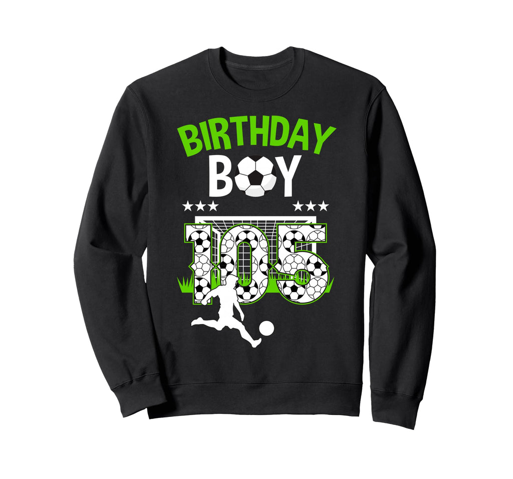 Birthday Soccer 105 Year Old Who Loves Sweatshirt - Minimalist Print Unisex