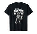 Feral Soccer Mom Raccoon Jersey T-Shirt - Custom Art Print Men Women