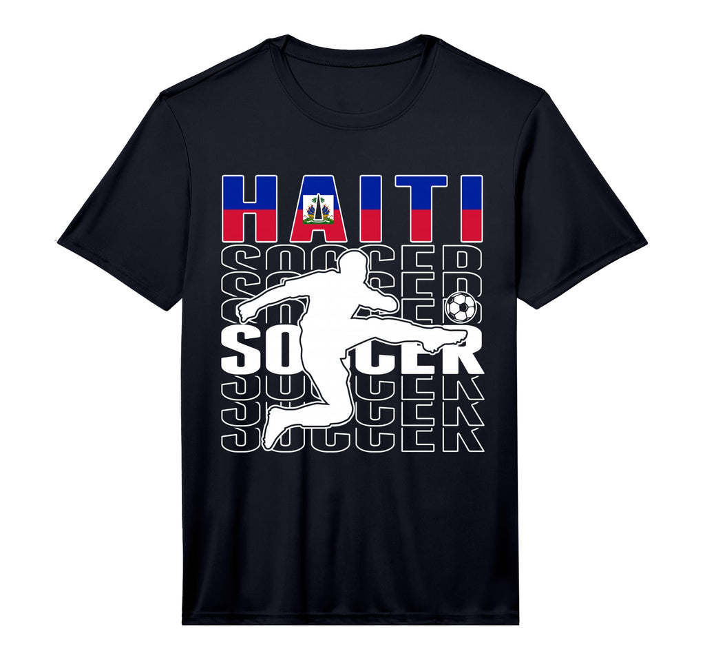 Haiti Soccer Lovers Jersey Proud T-Shirt - Fun Novelty Design Unisex