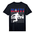 Haiti Soccer Lovers Jersey Proud T-Shirt - Fun Novelty Design Unisex