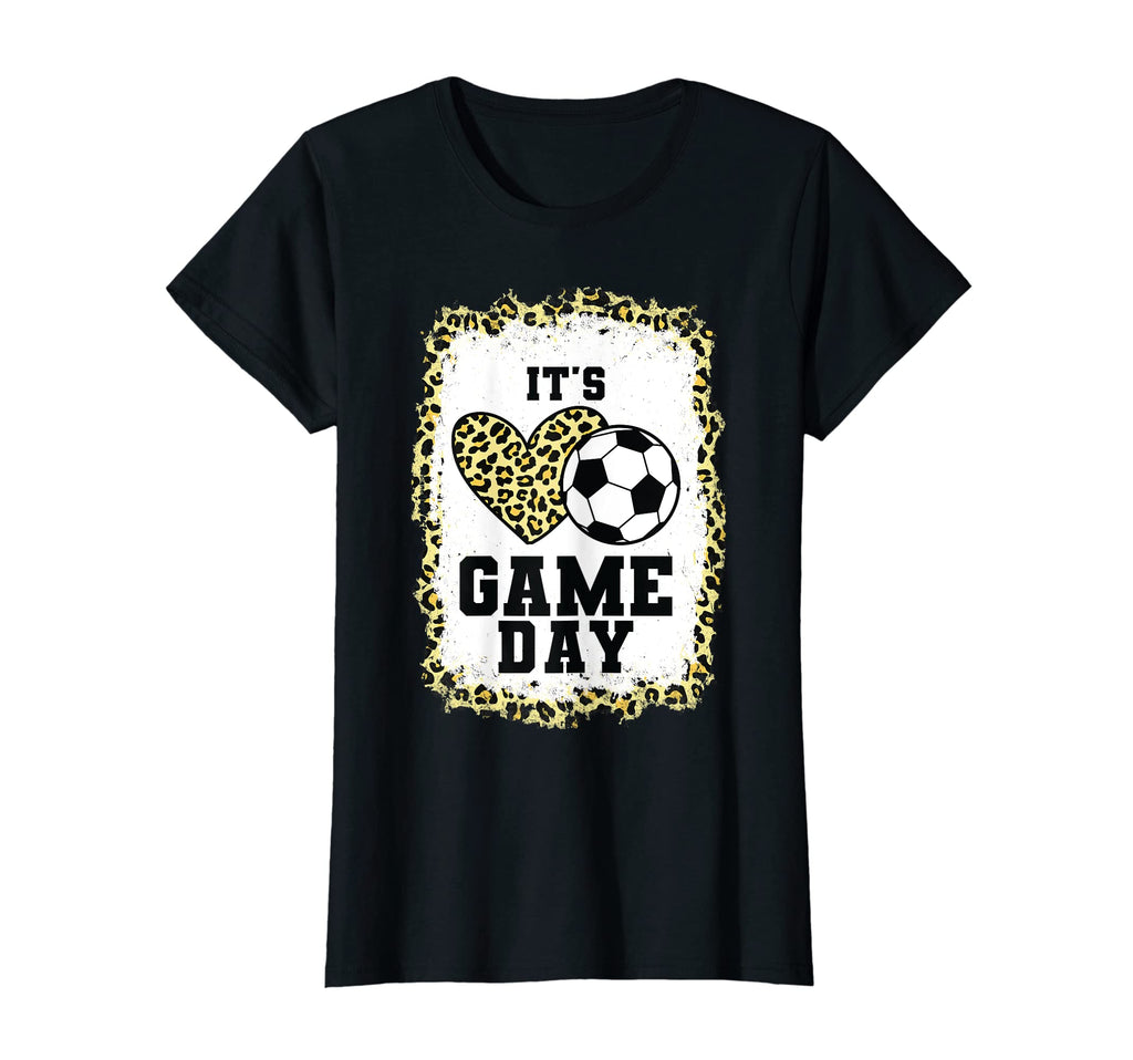 Womens Its Game Day Heart Soccer T-Shirt - Aesthetic Graphic for Adults