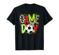 Game Day Coquette Soccer Game Day T-Shirt - Casual Everyday Wear Unisex
