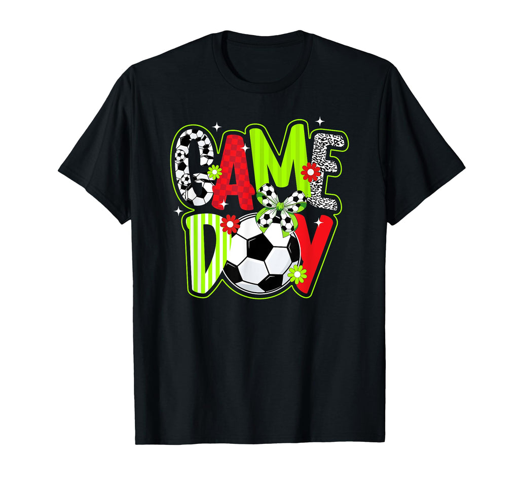 Game Day Coquette Soccer Game Day T-Shirt - Streetwear Style Men Women