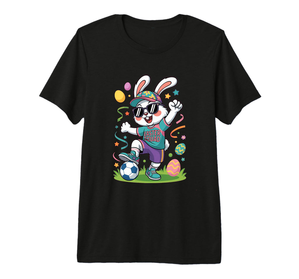 Soccer Player Sports Gift Easter Squad T-Shirt - Trendy Graphic Men Women