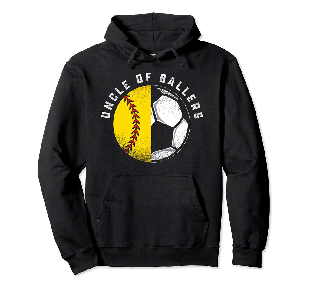 Uncle Ballers Funny Niece Softball Hoodie - Custom Art Print for Adults