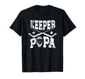Ice Hockey Keeper Papa Ice Hockey T-Shirt - Graphic Print for Adults