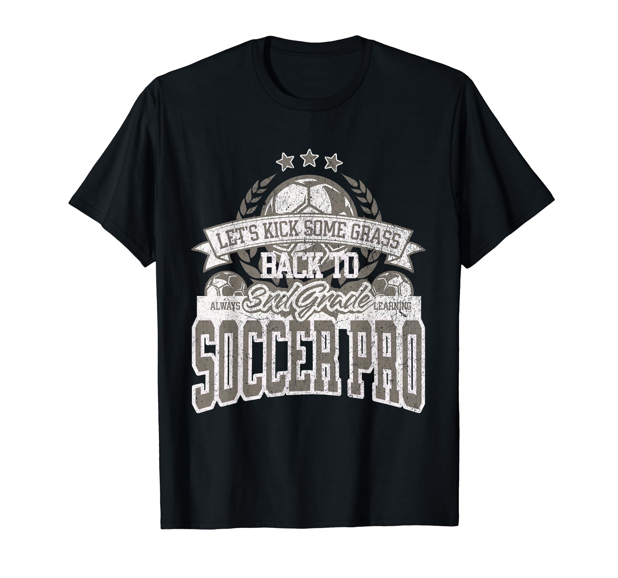 3Rd Grade Back To School Soccer Funny T-Shirt - Trendy Graphic Unisex