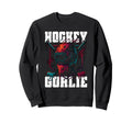 Hockey Goalie Athletes Goal Sweatshirt - Casual Everyday Wear for Adults
