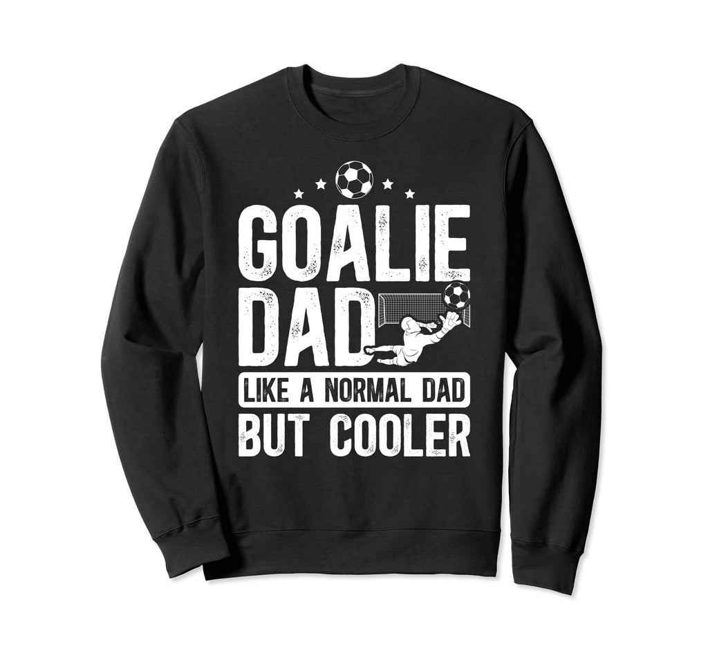 Soccer Goalie Dad Soccer Sweatshirt - Minimalist Print for Adults
