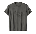 One Line Art Minimalist Soccer Coach T-Shirt - Minimalist Print Men Women