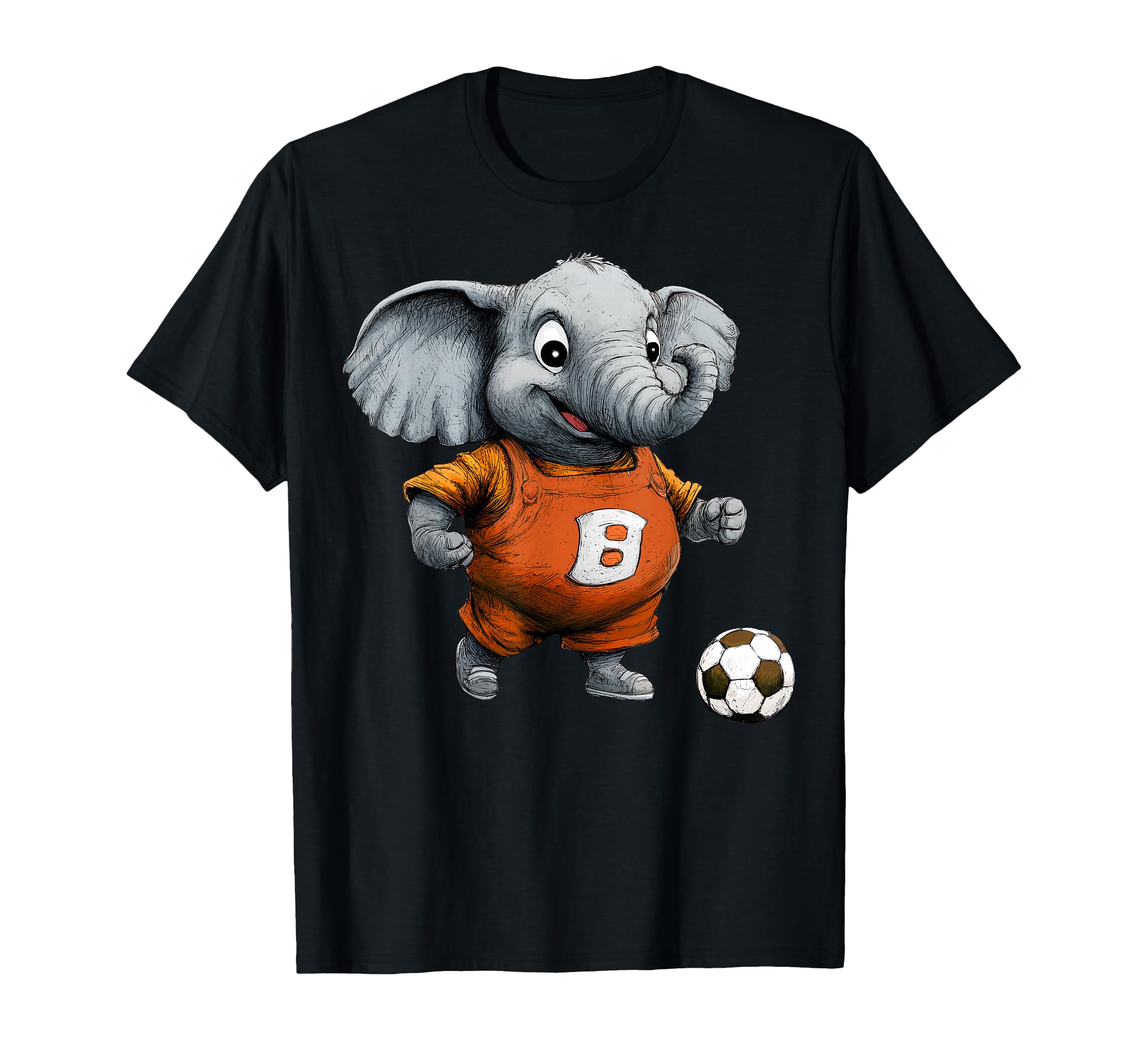 Football Elephants T-Shirt - Trendy Graphic for Adults