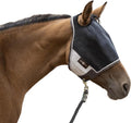 Kensington 90% UV Fly Mask Halter CatchMask UViator - Without Ears & Forelock Freedom Web Trim *Roomy Fit*- Large, Desert Sand