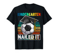 Kindergarten Nailed It Soccer Ball T-Shirt - Minimalist Print Unisex