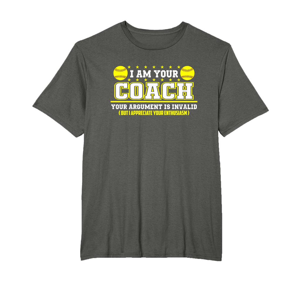 Funny Softball Coach Coaching Staff T T-Shirt - Unique Graphic for Adults